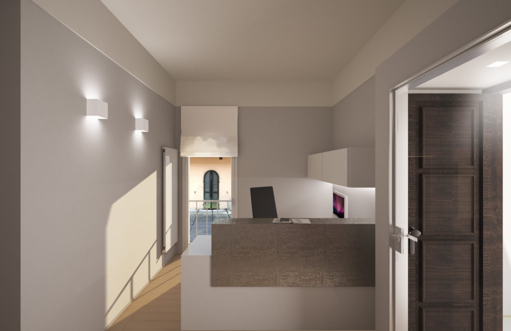 alta risoluzione - ingresso parquet chiaro